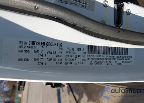 2014 Jeep Patriot Latitude из США, поврежденный, VIN 1C4NJRFB8ED718704